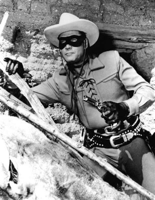 The Lone Ranger Thrilling Adventures on the Wild West Frontier Featuring Clayton Moore!